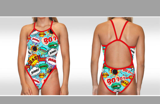 Maillot femme Pop art