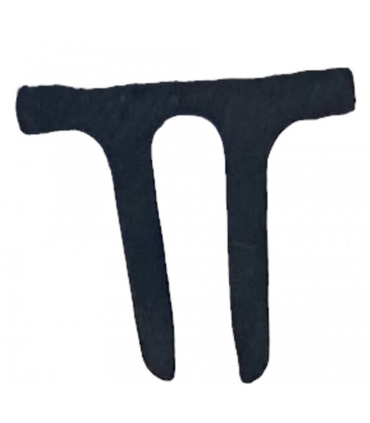 Longeron de bord noir petit "T" au mètre