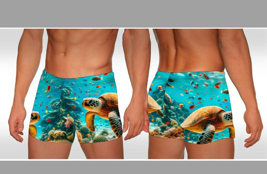 Maillot Boxer Tortue